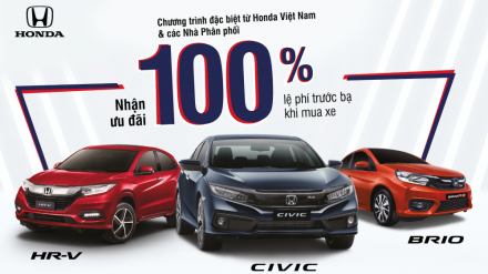Ho tro 100_ phi truoc ba Civic, HR-V, Brio thang 1.2022.png