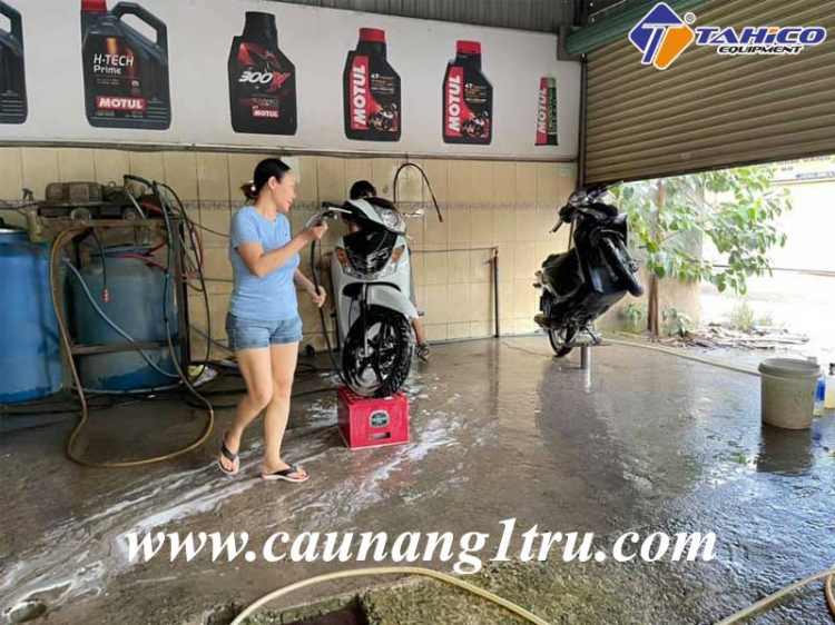 tư vấn có nên mở cửa hàng rửa xe máy không