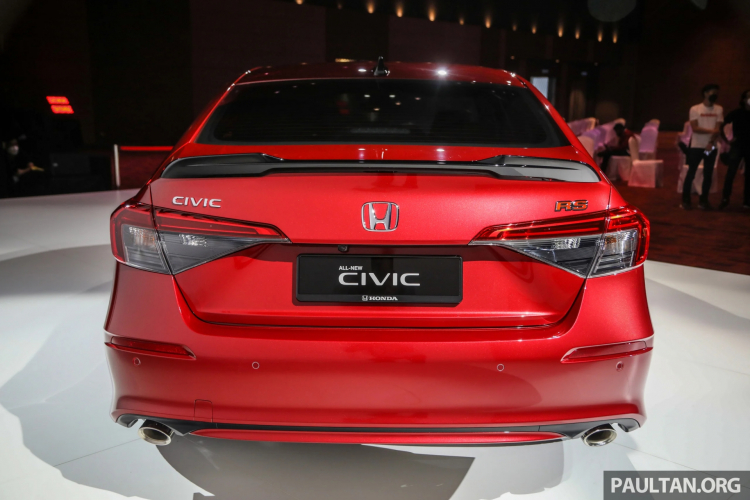 Honda Civic 2022 tại Malaysia