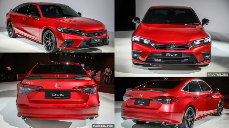 Honda Civic 2022 tại Malaysia