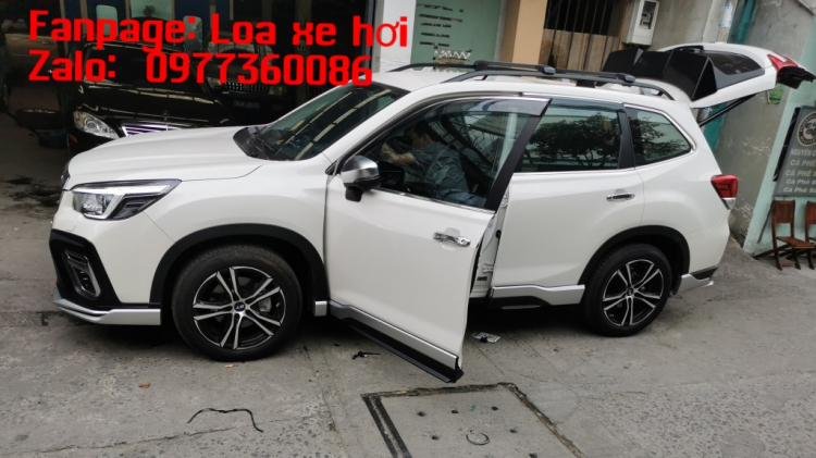 Subaru Forester nâng cấp âm thanh.