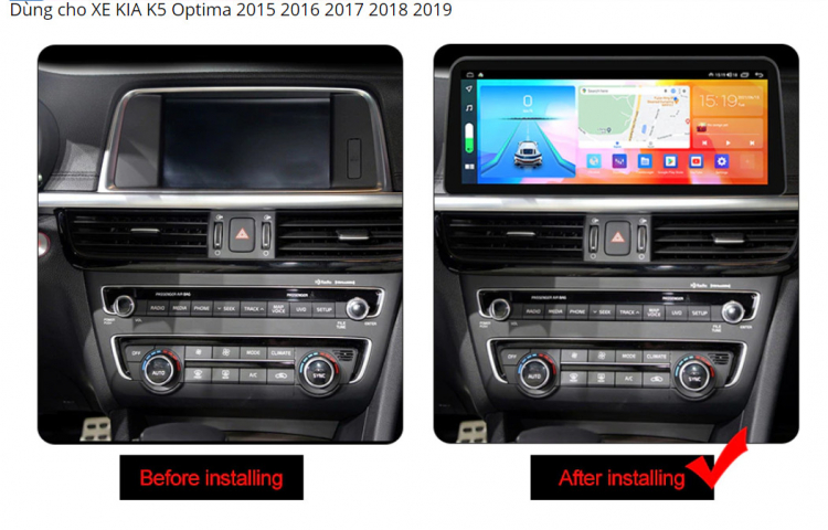Kia - Optima nâng cấp Android ELLIVIEW U4 Premium. Kia - Optima nâng cấp Android ELLIVIEW U4 Premium.