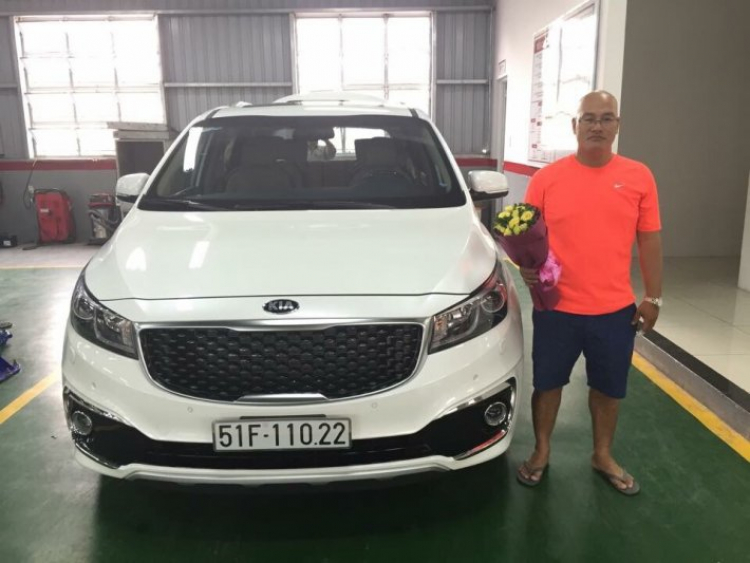 Các chủ xe Kia Sedona 2015 vào đây đánh giá xe mới mua