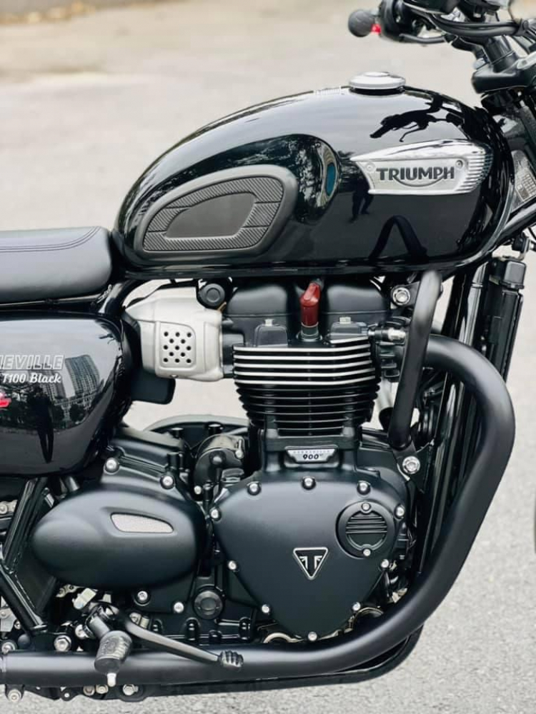 Triumph Bonneville T100 Black 2019 Xe Mới