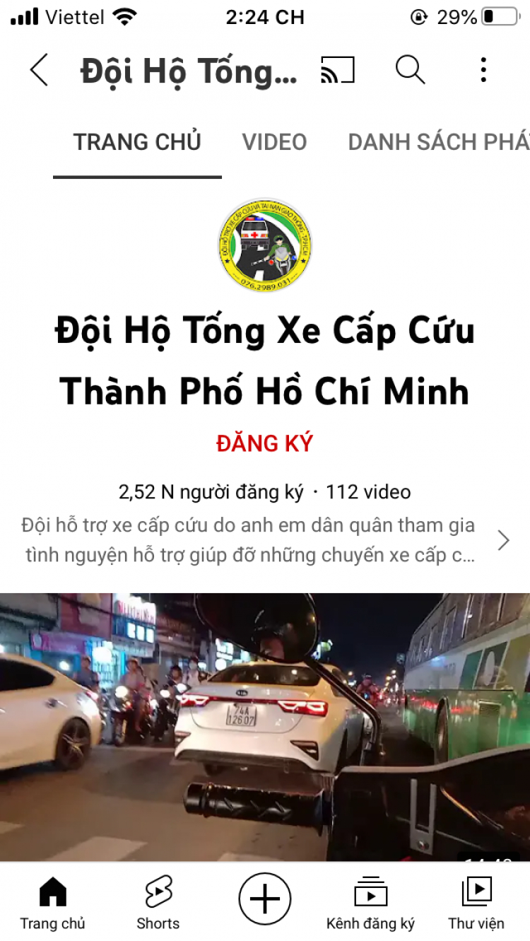 CSGT dẫn đoàn không hụ còi như vầy thì có hợp lý không?