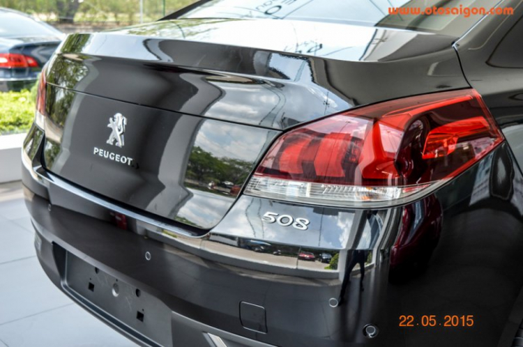 Cận cảnh Peugeot 508 phiên bản 2016 vừa ra mắt Việt Nam