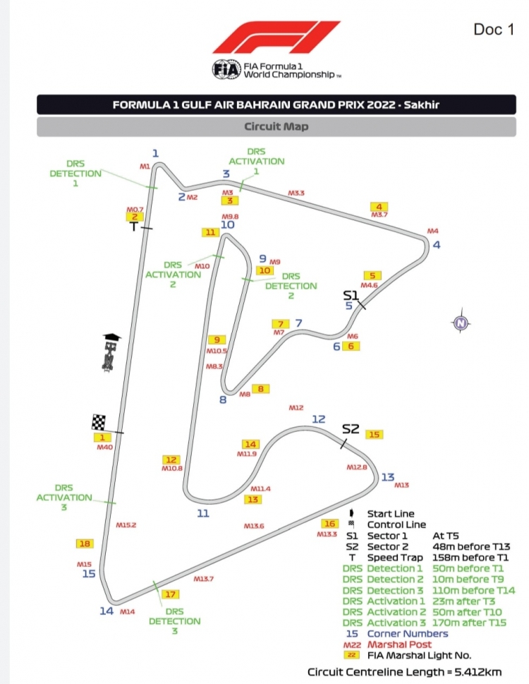 F1 2022 chặng 1 Bahrain