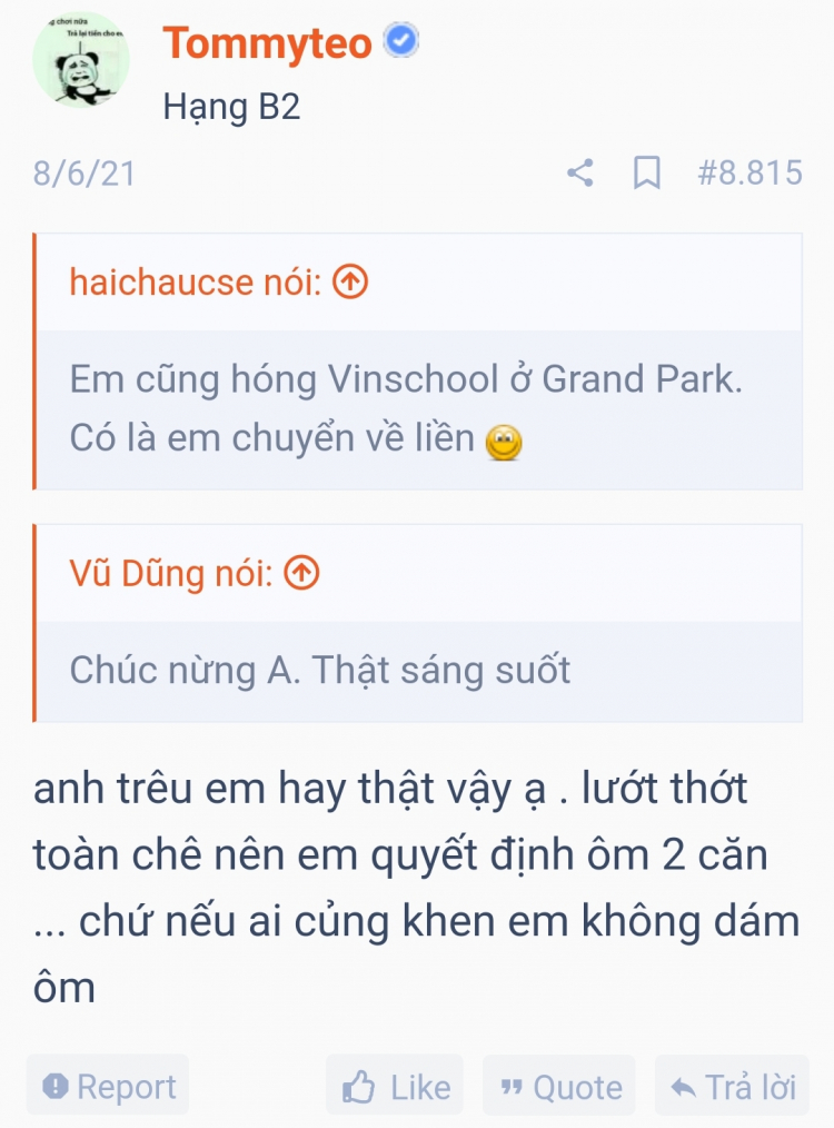 VINHOMES GRAND PARK QUẬN 9 LÀ CÁI “BẪY GẤU” CHO NHỮNG KHÁCH YÊU MÀU HỒNG!