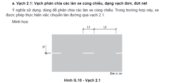 Biển R412 có phải kết hợp với vạch 2.3 mới đúng chuẩn?