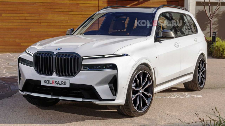 BMW X7 2023 lộ diện: đèn pha mảnh mai gây tranh cãi