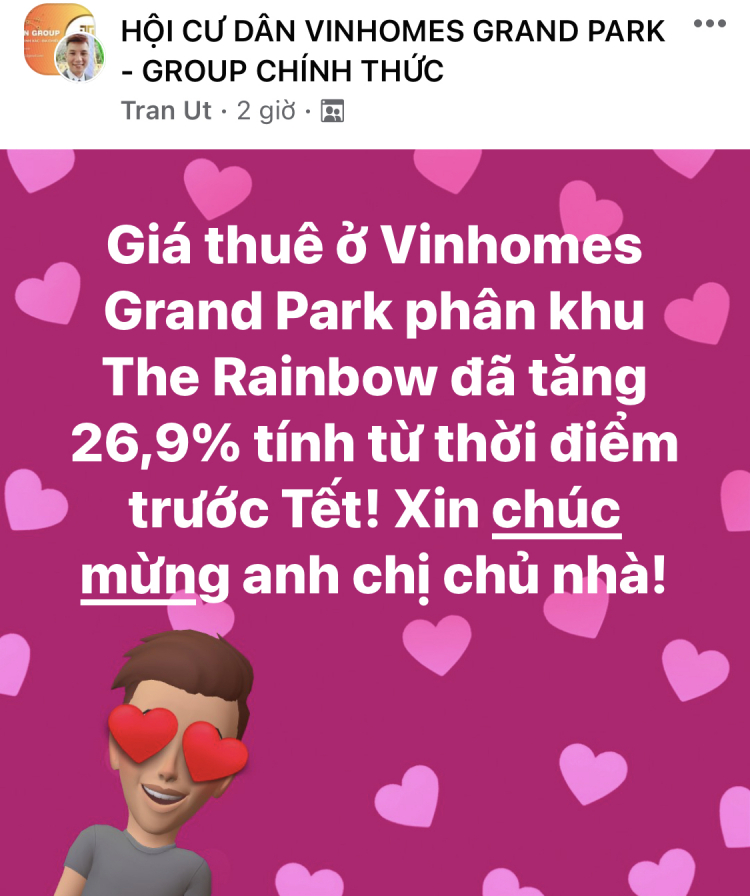 VINHOMES GRAND PARK QUẬN 9 LÀ CÁI “BẪY GẤU” CHO NHỮNG KHÁCH YÊU MÀU HỒNG!