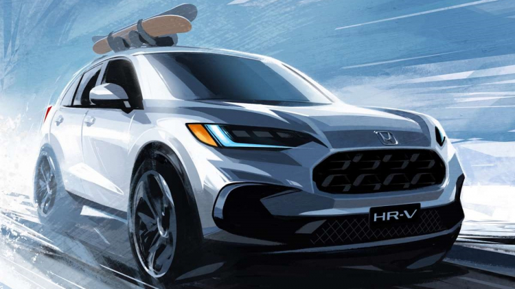 Honda HR-V 2023 sẽ ra mắt tại Mỹ vào ngày 4/4 tới với ngoại hình độc đáo