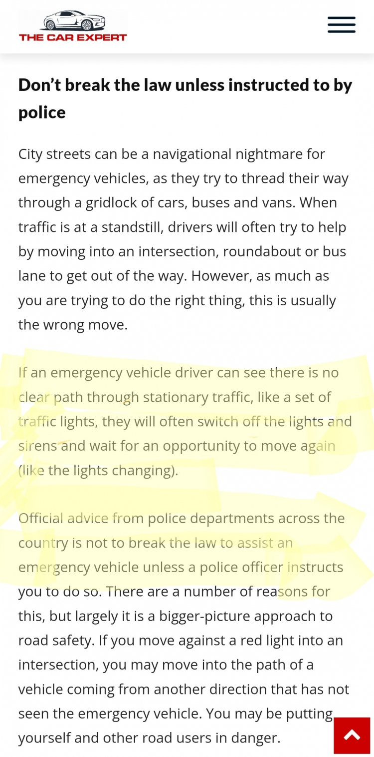 Cục CSGT trả lời về vụ việc ô tô nhường đường cho xe cứu thương bị phạt nguội