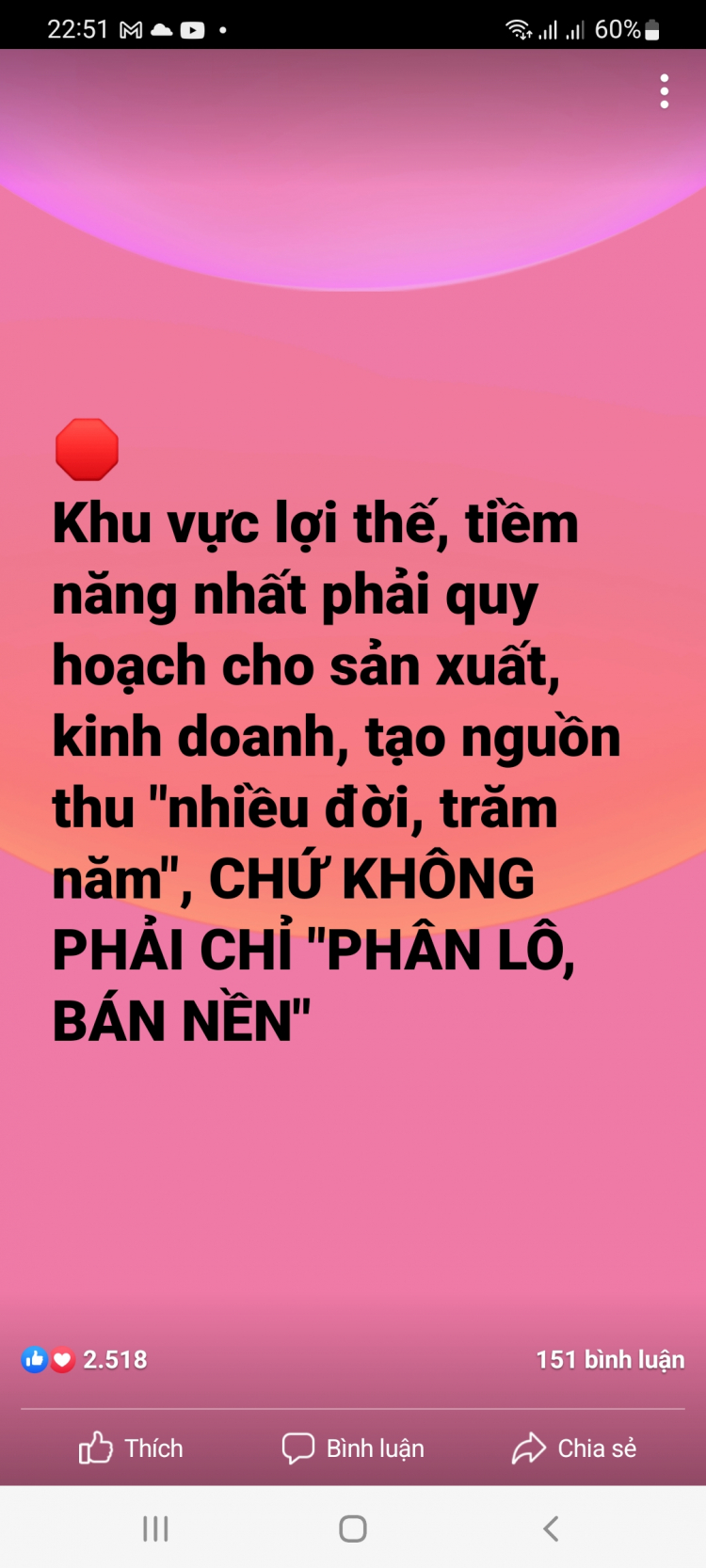 " Đề nghị cấm 'chia lô bán nền' khi sửa luật Đất đai "