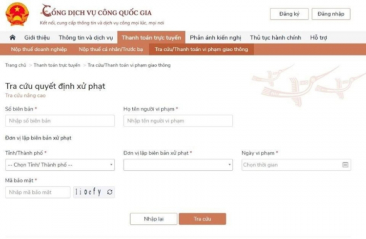 CSGT TP. HCM hướng dẫn người dân nộp phạt trực tuyến khi vi phạm giao thông CSGT TP. HCM hướng dẫn người dân nộp phạt trực tuyến khi vi phạm giao thông