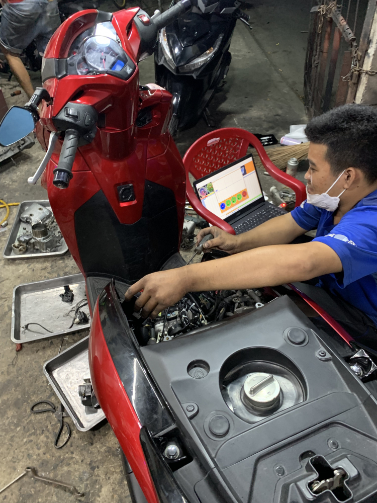 Nơi làm máy xe Honda SH uy tín ở Sài Gòn