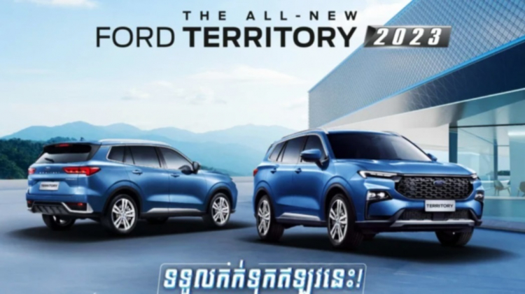Ford Territory 2023 sắp bán ra tại Campuchia, ngày về Việt Nam đã cận kề