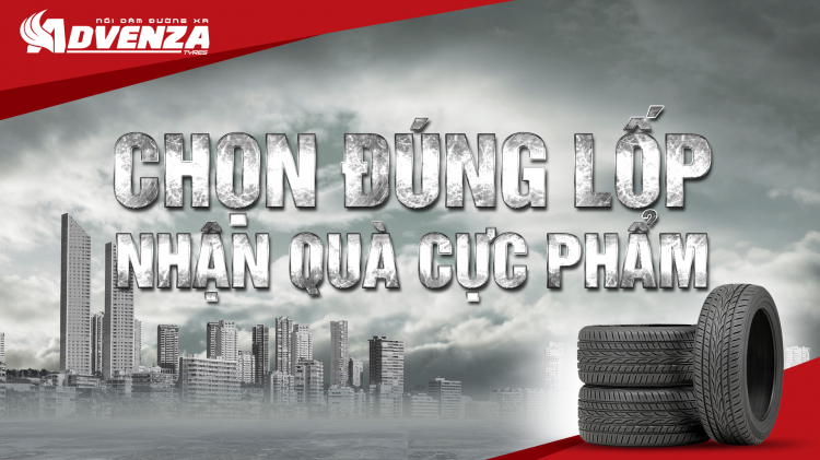 Tham gia minigame CHỌN ĐÚNG LỐP – NHẬN QUÀ CỰC PHẨM từ lốp Advenza