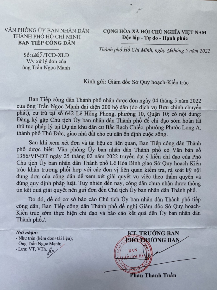 Cập Nhật Tình Hình KDC Bắc Rạch Chiếc Cập Nhật Tình Hình KDC Bắc Rạch Chiếc