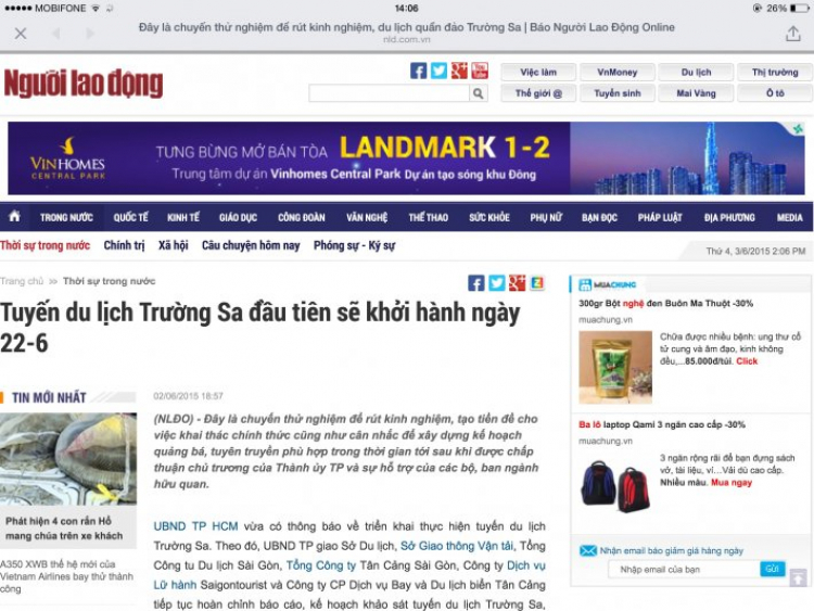 Đến với Trường Sa - sau 27 năm