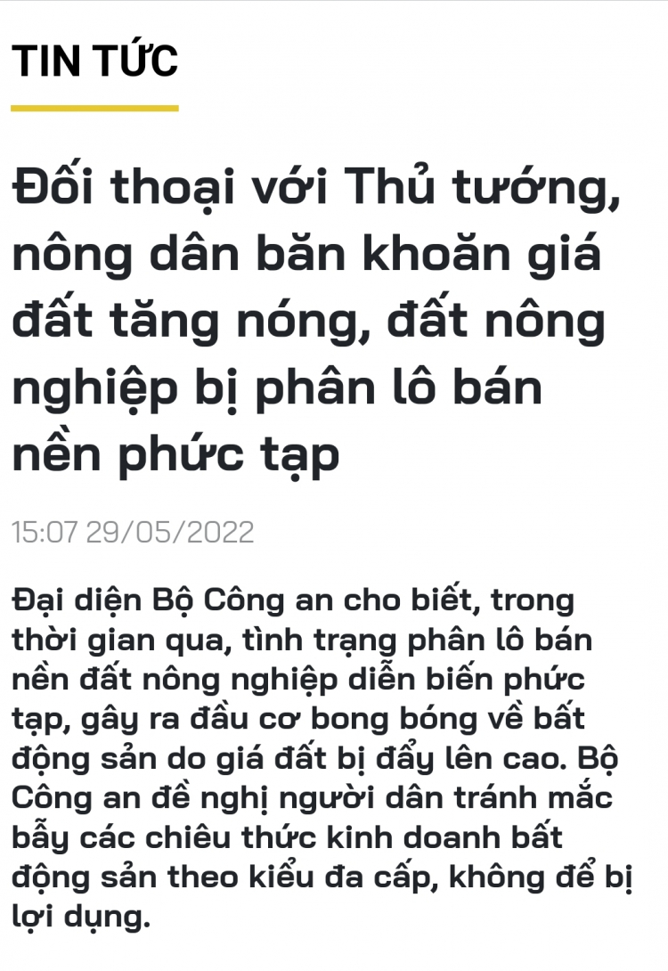 Củ Chi sắp lên quận, có nên gom hàng tại thời điểm này?