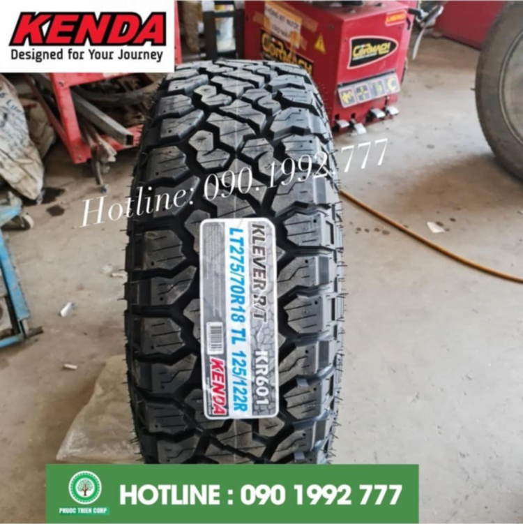 Độ lốp off road 275/70R18 KENDA RT cho Ford Wildtrack