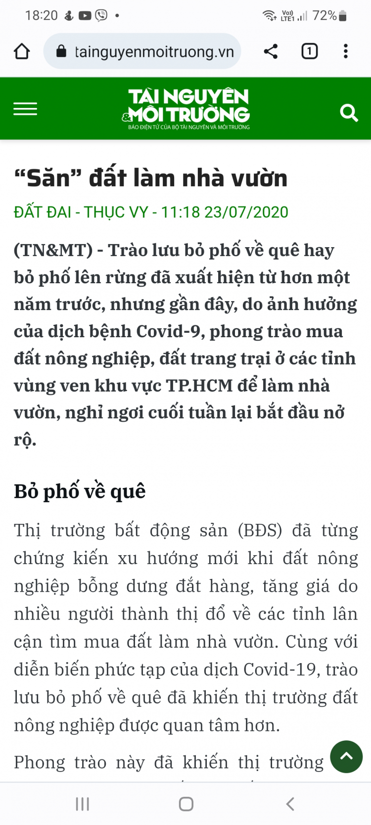 Thị trường đất đai Bà Rịa-Vũng Tàu???