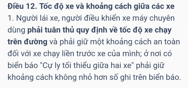 Xe máy có được chạy tốc độ 80 khi gặp biển hạn chế 80?