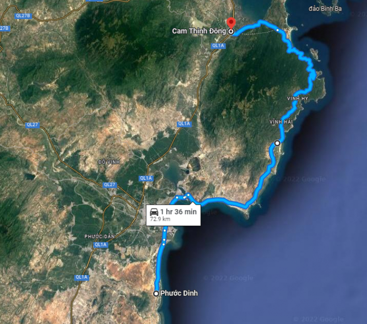 Tư vấn cung đường SG-Nha Trang ven biển né QL1A Tư vấn cung đường SG-Nha Trang ven biển né QL1A