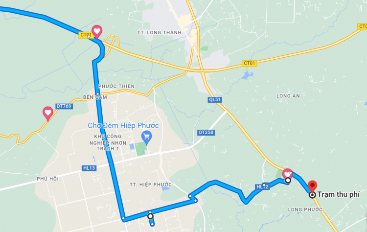 Hỏi tuyến TP.HCM - Vùng Tàu qua QL56 để né kẹt xe QL51 Hỏi tuyến TP.HCM - Vùng Tàu qua QL56 để né kẹt xe QL51