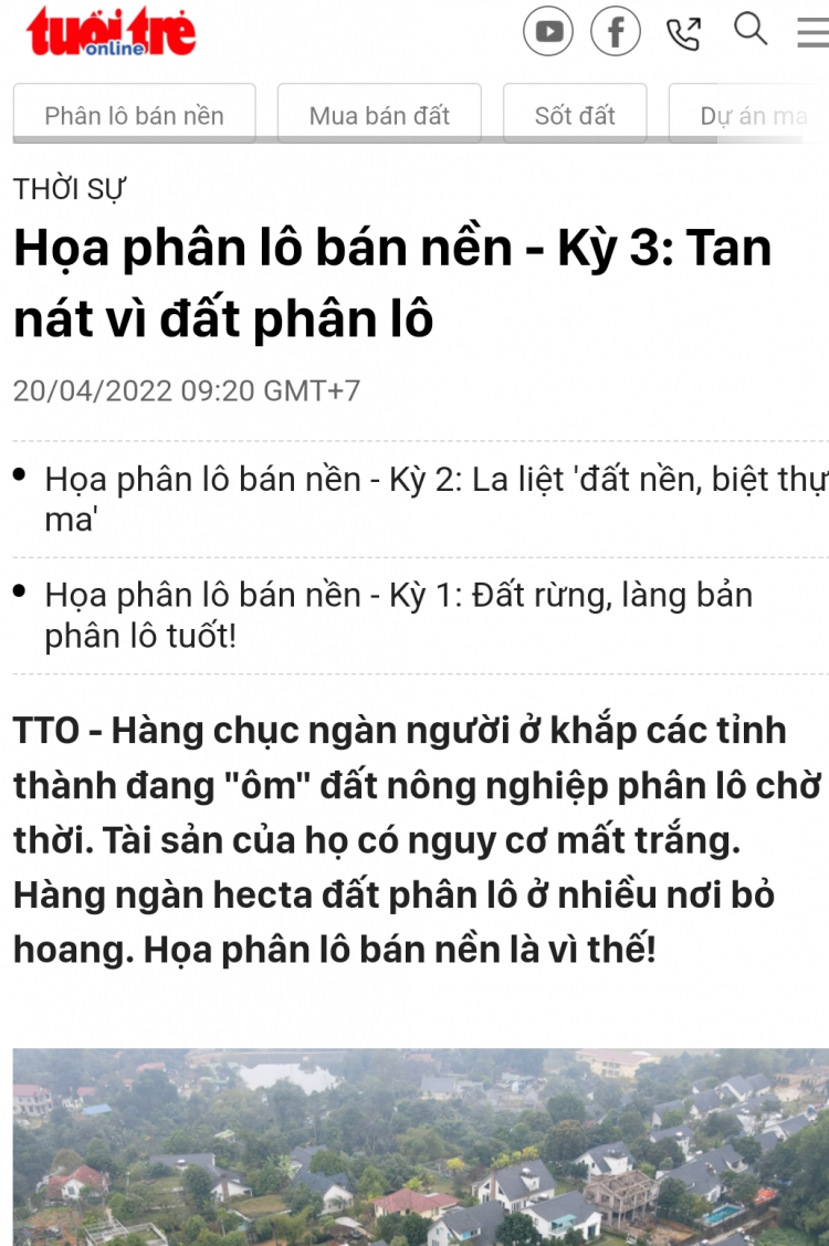 Thị trường đất đai Bà Rịa-Vũng Tàu???