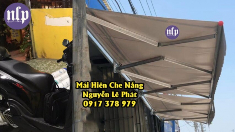 Lắp Đặt Mái Hiên Quay Tay HCM, Mái Hiên Cố Định, Mái Che Chữ A TPHCM