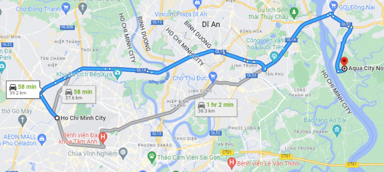 Dự án AQUA CITY của Novaland ở thành phố Biên Hòa, tỉnh Đồng Nai Dự án AQUA CITY của Novaland ở thành phố Biên Hòa, tỉnh Đồng Nai