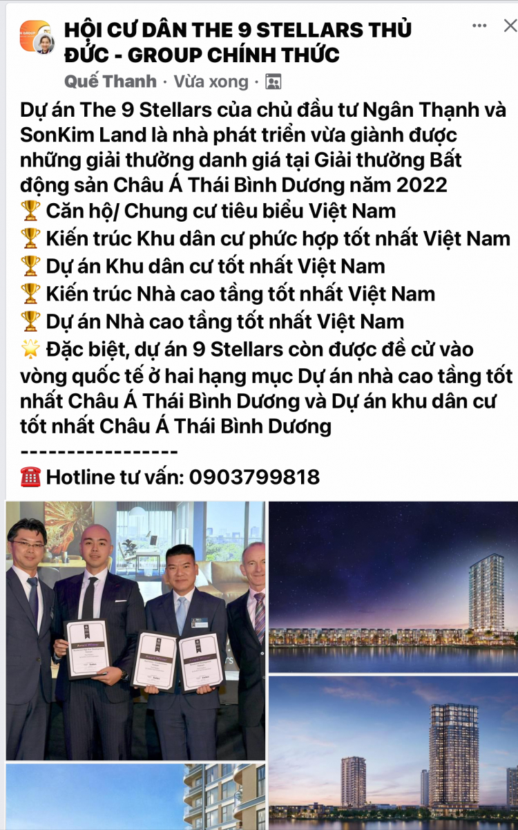 Pháp lý The 9 Stellars ổn không các bác?