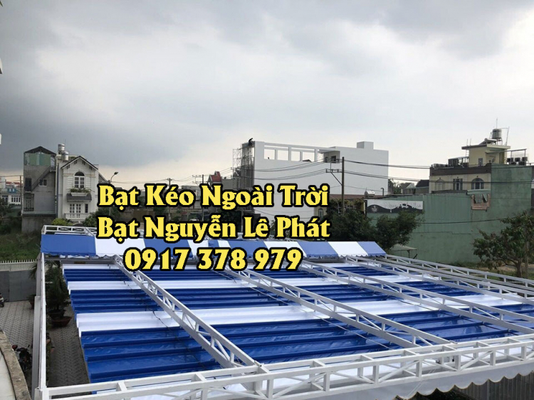 Báo Giá May Ép Bạt Mái Hiên Mái Xếp Bạt Kéo Ngoài Trời Tại Tiền Giang