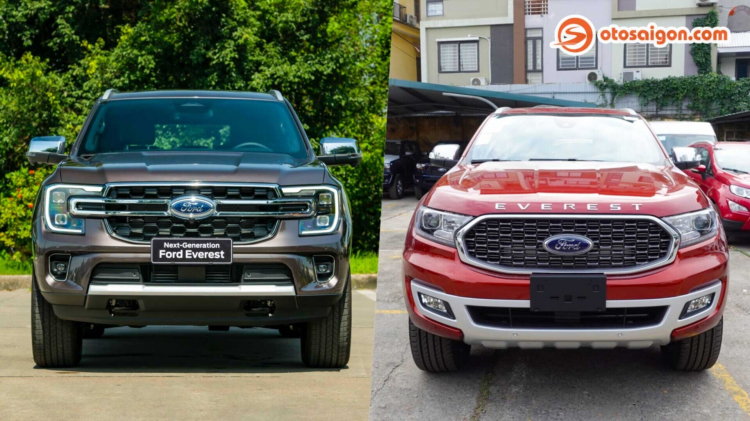 Sự khác biệt giữa Ford Everest thế hệ cũ và mới: Cú “lột xác” toàn diện, trang bị bỏ xa đối thủ