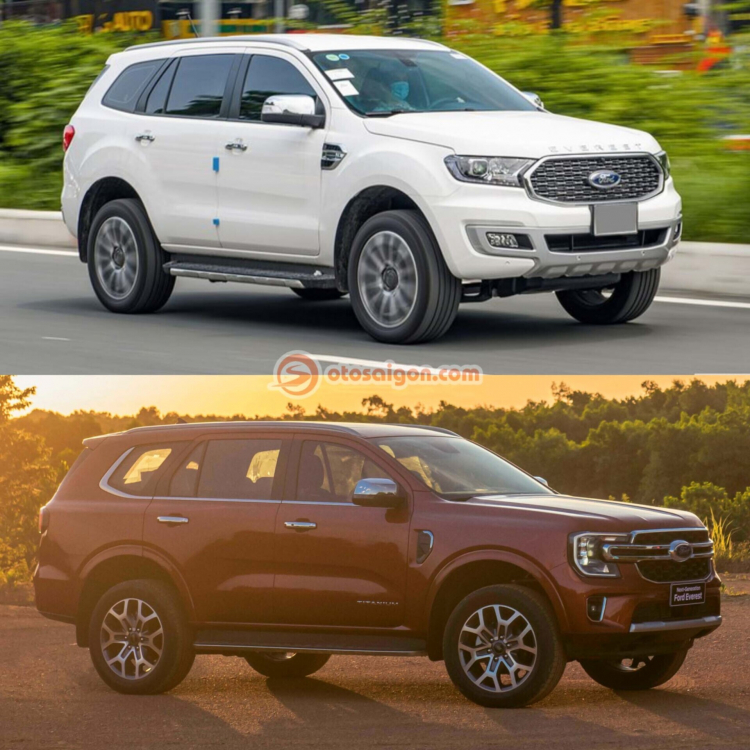 Sự khác biệt giữa Ford Everest thế hệ cũ và mới: Cú “lột xác” toàn diện, trang bị bỏ xa đối thủ Sự khác biệt giữa Ford Everest thế hệ cũ và mới: Cú “lột xác” toàn diện, trang bị bỏ xa đối thủ