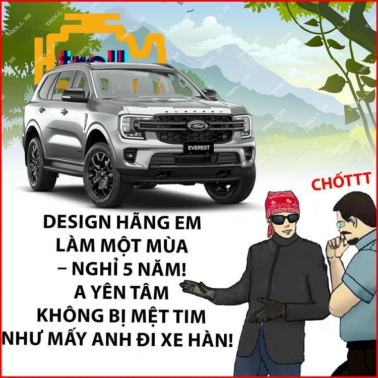 không biết Ford Everest mới có còn bị xì nhớt như mấy con bán tải không?