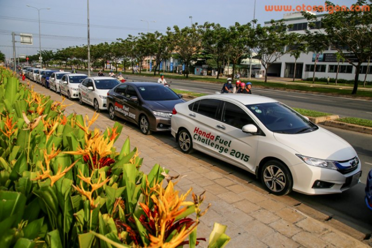 Bất ngờ Honda City 2015 chạy 200 km chưa đến 9 lít xăng !