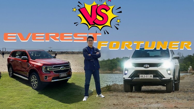 [Video] So sánh Ford Everest và Toyota Fortuner 2022, xem rồi hãy cọc