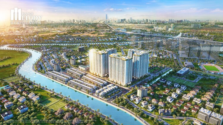 Chung cư Hanoi Melody Residences cùng suất tái định cư N01 giá Rẻ