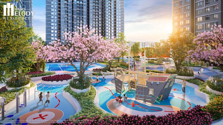 Chung cư Hanoi Melody Residences cùng suất tái định cư N01 giá Rẻ