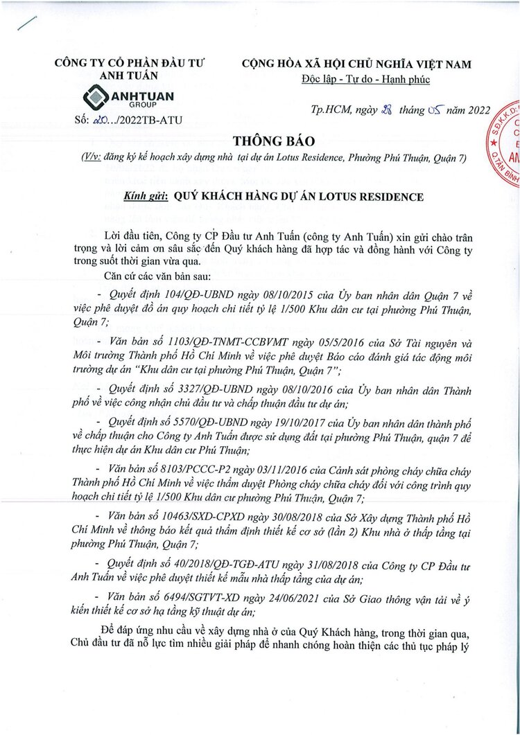 Đất Lotus Residence Anh Tuấn Đào Trí, Quận 7 Ko Được Xây Dựng. Vì Sao ? Đất Lotus Residence Anh Tuấn Đào Trí, Quận 7 Ko Được Xây Dựng. Vì Sao ?