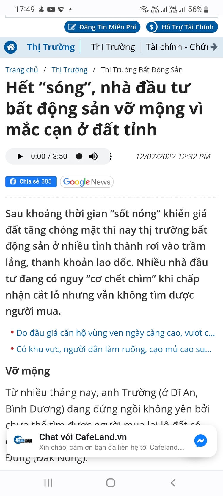 Thông tin Thị trường