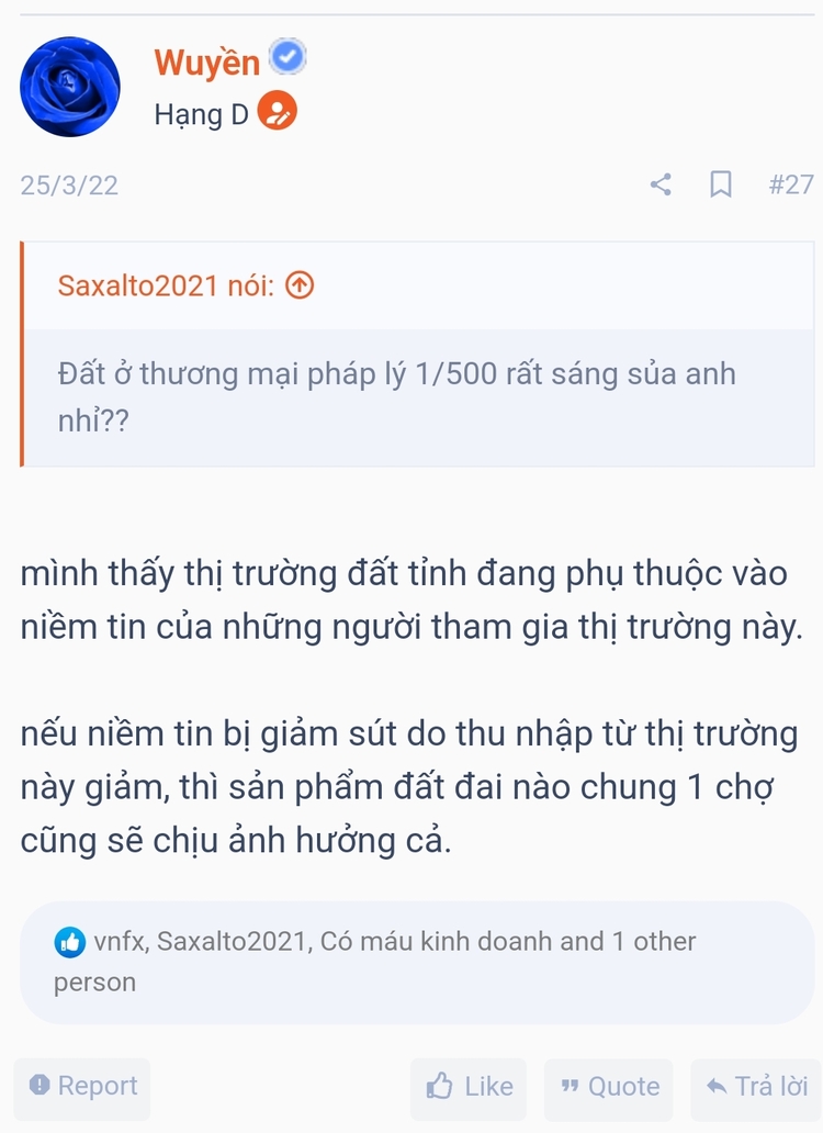 Thông tin Thị trường