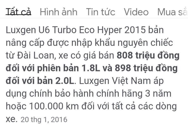 Luxgen U6 eco_hyper. Dòng cuv chất từ TW
