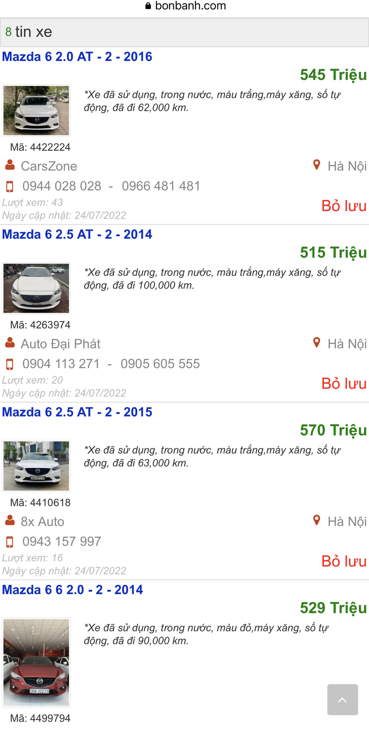 Có nên mua Mazda 6 2015 bản cao cấp giá 600 triệu?