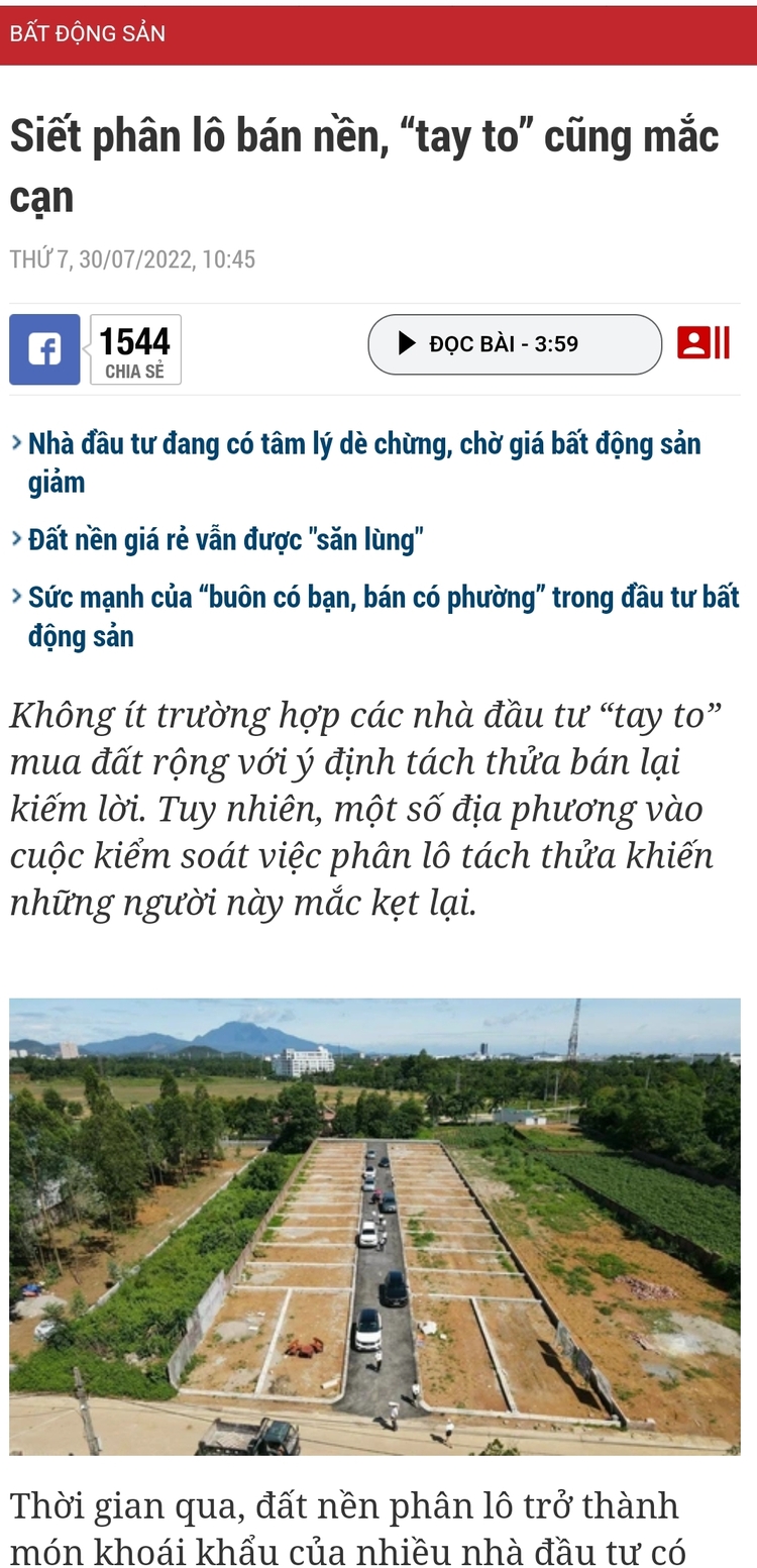 Xuất hiện tình trạng mua gom đất để phân lô, tách thửa chào bán tràn lan tại Đồng Nai, Bình Phước, Lâm Đồng, Vũng Tàu, Đắk Lắk