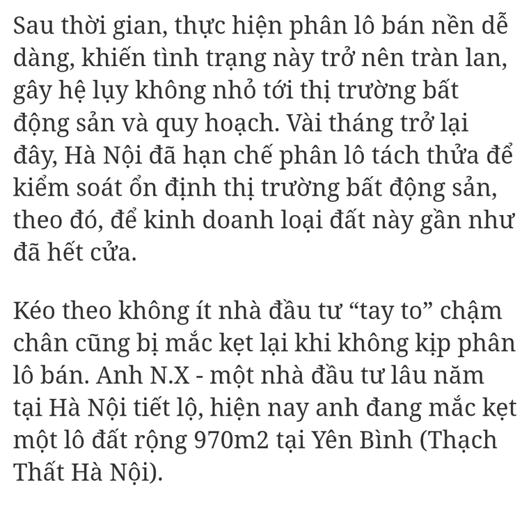 Xuất hiện tình trạng mua gom đất để phân lô, tách thửa chào bán tràn lan tại Đồng Nai, Bình Phước, Lâm Đồng, Vũng Tàu, Đắk Lắk