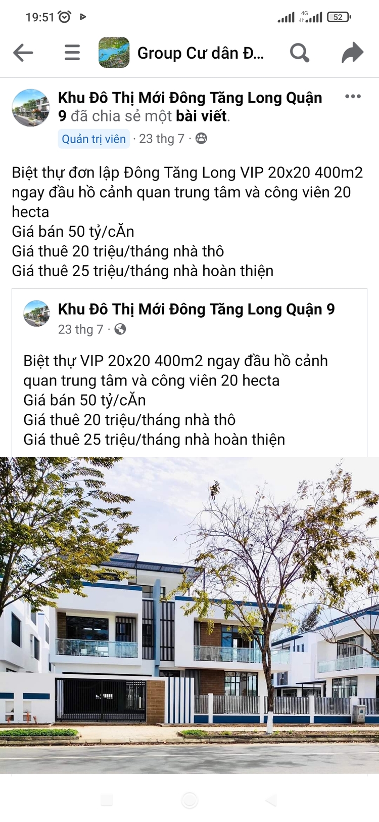 Review chi tiết dự án Đông Tăng Long tại quận 9